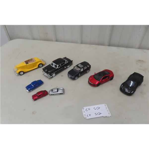 8 Die-Cast Cars