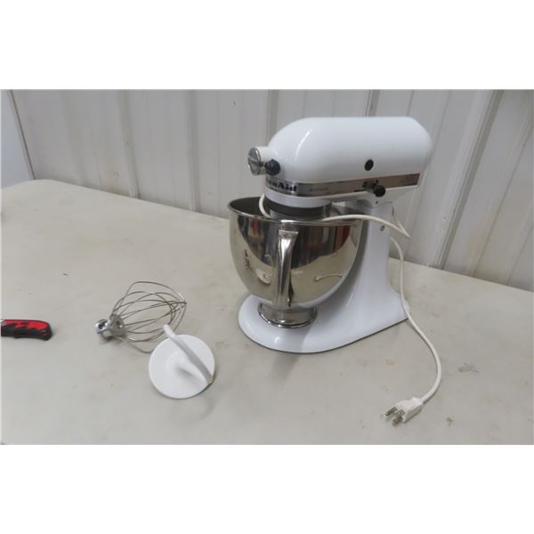 KitchenAid Mixer with 3 Different Mixer Attachments