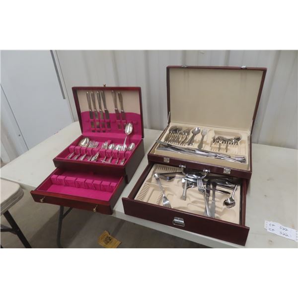 2 Cases of Plated Flatwear