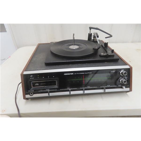 Sound System Stereo with 8-Track and Turntable – No Dust Cap