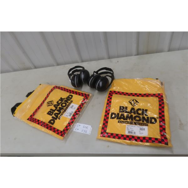 2 New Safety Ear Protection and 2 XL Ranger Pants