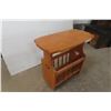 Image 2 : Oak Stand/Magazine Rack, 22" × 24" × 12"