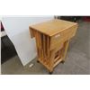 Image 2 : 4 Folding TV Tables and Rack