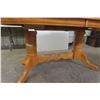 Image 4 : Double Pedestal Table, 30" × 42" × 59", Plus Leaf
