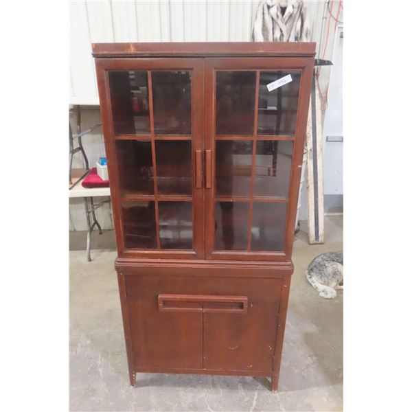 China Cabinet, 65½" × 30" × 14"