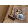 Image 5 : Leather/Leather-Style Couch, 88" Wide