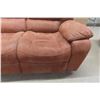 Image 4 : Micro Suede Reclining Couch (88" Wide) and Reclining Love Seat (66" Wide)