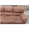 Image 5 : Micro Suede Reclining Couch (88" Wide) and Reclining Love Seat (66" Wide)