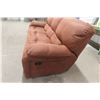 Image 6 : Micro Suede Reclining Couch (88" Wide) and Reclining Love Seat (66" Wide)