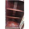 Image 6 : Mahogany Corner China Cabinet, 2-Piece, Approx. 75" × up to 36" × up to 19"