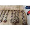 Image 2 : Brace and Drill Bits, Old Press Drill, Wood Bit Organizer