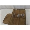 Image 7 : Brace and Drill Bits, Old Press Drill, Wood Bit Organizer