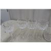 Image 5 : Crystal Decanter and 8 Goblets