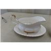 Image 2 : Royal Albert Gravy Boat, Tray and Creamer