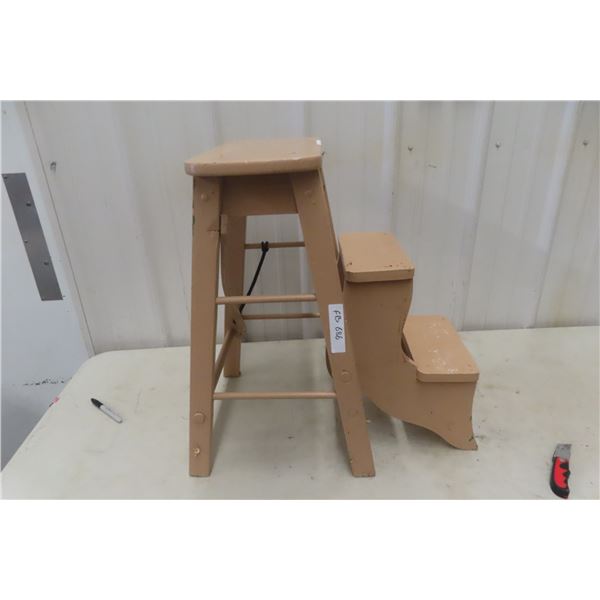 Wooden Step Stool