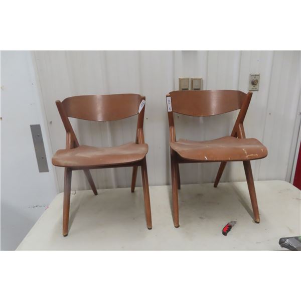 2 Wood Chairs, Jan Kuypins Nipishen Chair