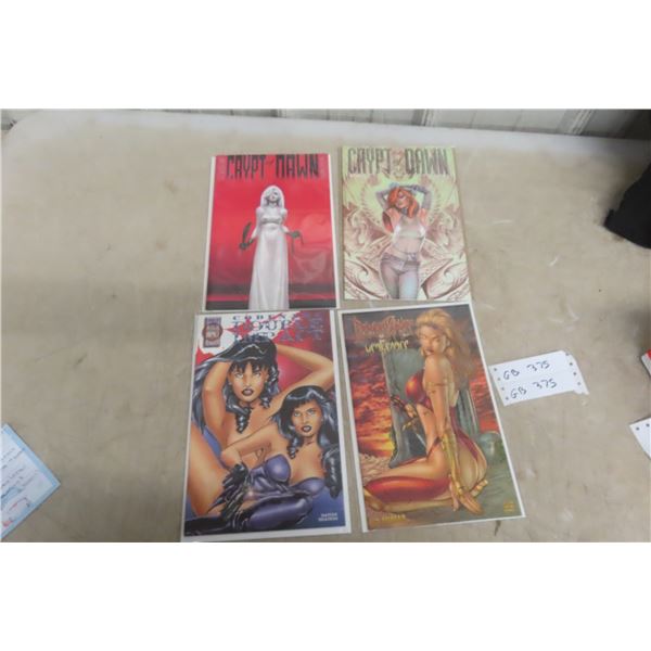 4 Comics: Crypt of Dawn Sirus, Demon Slayer and Double Impact