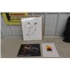 Image 1 : Cobiness 1989 Signed Indigenous Art Print with 1990 Indian Art Calendar 14" x 17"