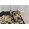 Image 2 : Vintage Rock O'Stone Terrier Dog Lamp Figurine Chalkware Sculpture on Base 7½" High, 12" Base Long