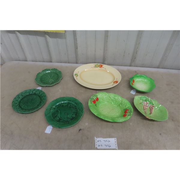 Carlton Ware Greenware, Clarence Cliff Dishes