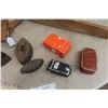 Image 5 : Antique Flat Irons, Wooden Spool Winder, Singer Buttonholer, Agfalux Flash and More