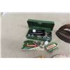 Image 7 : Antique Flat Irons, Wooden Spool Winder, Singer Buttonholer, Agfalux Flash and More