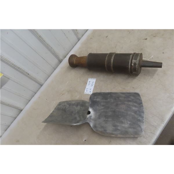 Aluminum Boat Propeller, 22" Across and Large Sausage Stuffer