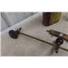Image 10 : Vintage Glass Cutter, Hero Wire Tool, Store Display, Cream Separator, Gunpowder Press and Flask