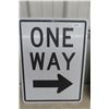 Image 2 : 2 One-Way Traffic Signs, 18" × 24"
