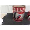 Image 2 : 2 Calumet Baking Powder Tins with Graphics of Proud Chef