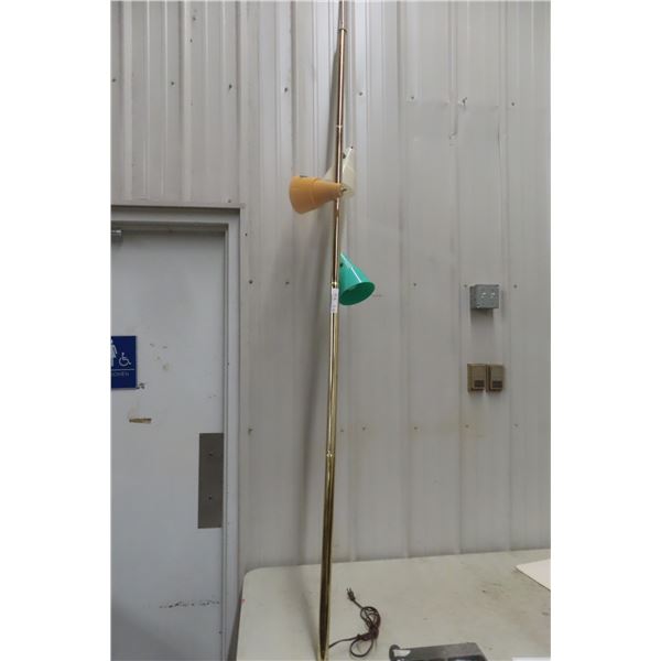 MCM Pole Lamp and 3 Colour Shades