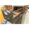 Image 4 : Beige/Tan 5-Drawer Filing Cabinet, 28" × 59" × 14¾"