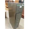 Image 5 : Beige/Tan 5-Drawer Filing Cabinet, 28" × 59" × 14¾"