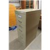 Image 2 : Beige 4-Drawer Filing Cabinet, 28" × 18" × 51"