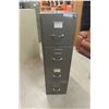 Image 1 : 4-Drawer Filing Cabinet, 51" × 15" × 28"