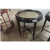 Image 2 : 2 Stands/End Tables, 26" High, 23" Diameter