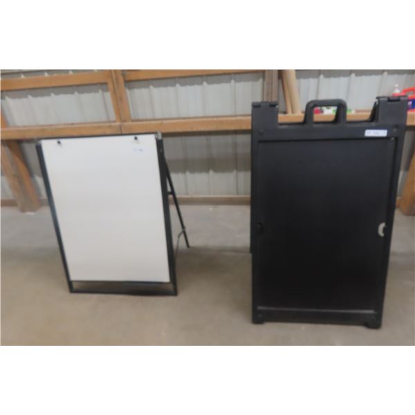 Eaton's Menu Board/Whiteboard (28" × 36") and Chalk Board (24" × 36")