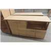 Image 5 : 4 Office Counters with Shelving: 2× (32" × 64" × 18") and 2× (57" × 20" × 18")