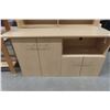 Image 7 : 4 Office Counters with Shelving: 2× (32" × 64" × 18") and 2× (57" × 20" × 18")