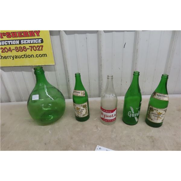 Rare Small Wire Carbine, Old Pop Bottles, Key Size & Handles