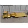 Image 2 : 2 Metal Tonka - Low Bed Truck and Trailer + Dump Truck