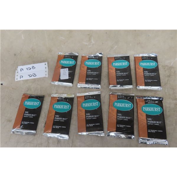 9 Packages 1992 Parkhurst NHL Hockey Cards (12 per package)