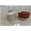 Image 1 : Red Wing Stoneware Pickle Crock and Red Wing Pottery Stoneware Bean Pot