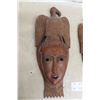 Image 2 : 2x Tribal Wood Carving (22" x 9")