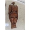 Image 3 : 2x Tribal Wood Carving (22" x 9")