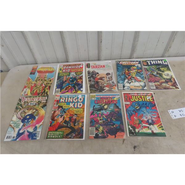 9 Comics – Justice, The Thing, Rawhide Kid, Plus More