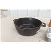 Image 2 : Cast Pot, Stainless Serving Dish, Wood Drawers Sign