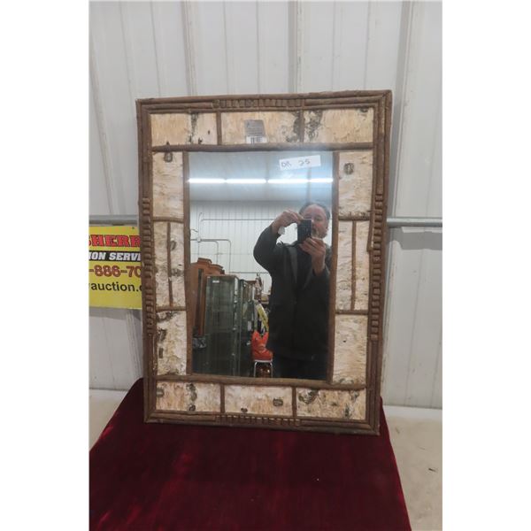 New Bouquet-Birch Mirror (22" x 30")