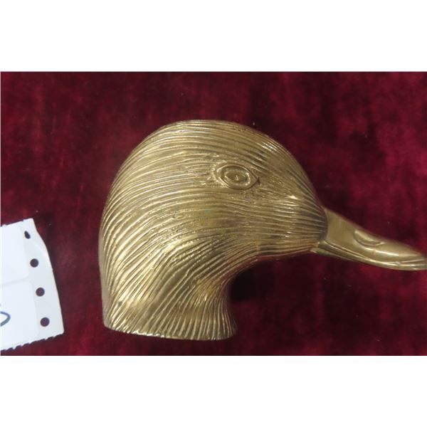 Brass Ducks Unlimited Door Knocker