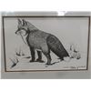 Image 5 : Matted Pen and Ink Picture — 1999 — by John Paul Levand of Ojibway Heritage